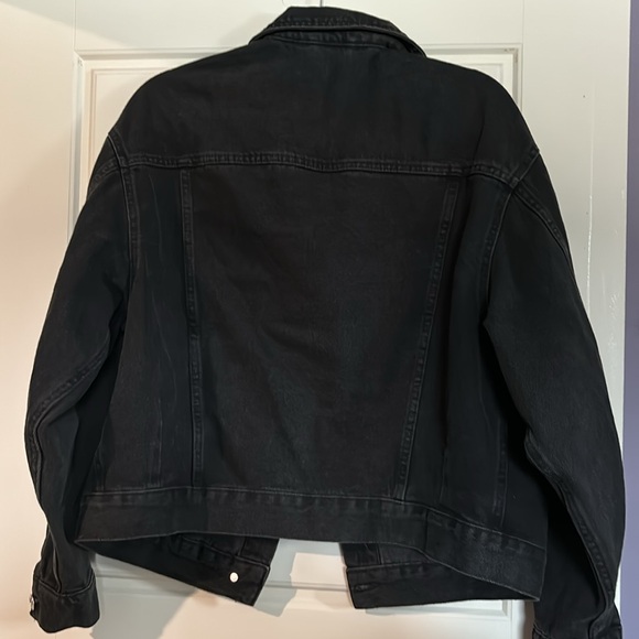 Women’s black jean jacket - Picture 4 of 4